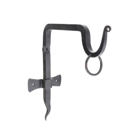 Spira Brass Cosmo Twist Shelf Support Matt Black