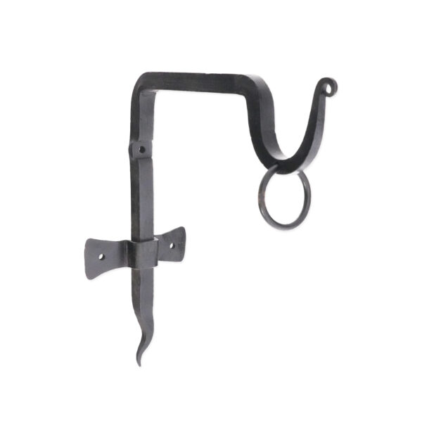 Spira Brass Cosmo Twist Shelf Support Matt Black