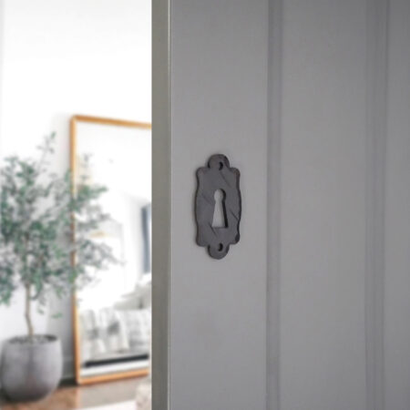 Spira Brass Spike Escutcheon Matt Black - Image 3