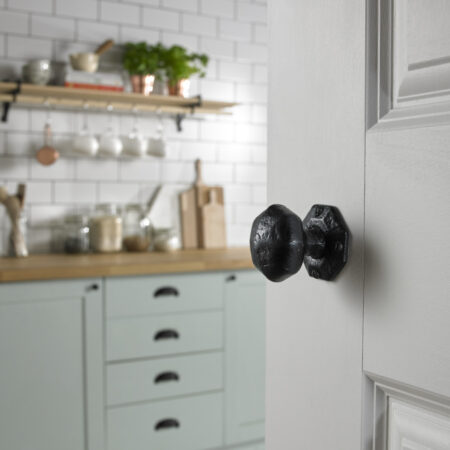 Black Iron Door Knob 3056 - Kirkpatrick - Image 2