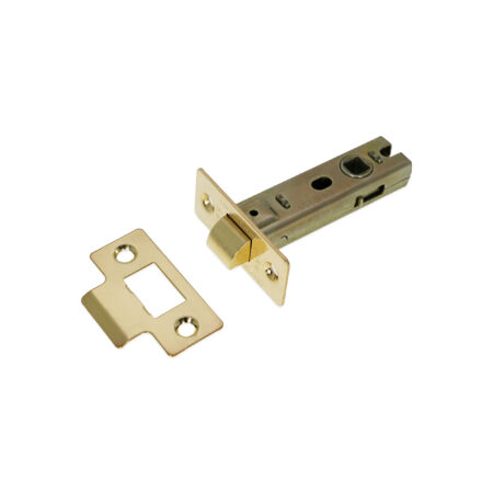 3" CE Bolt Through Tubular latch Electro Brass - Image 2