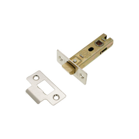 3" CE Bolt Through Tubular latch Nickel Plated - Image 2