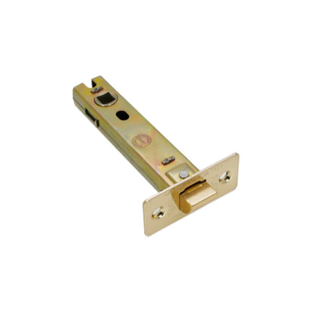 4" CE Bolt Through Tubular latch Electro Brass - Image 3
