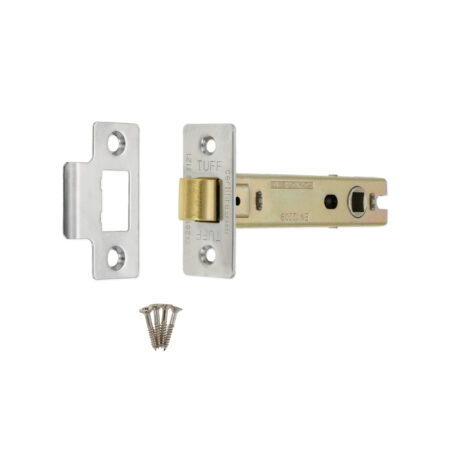Spira Brass 4" CE Bolt Through Tubular latch Nickel Plated - Image 4