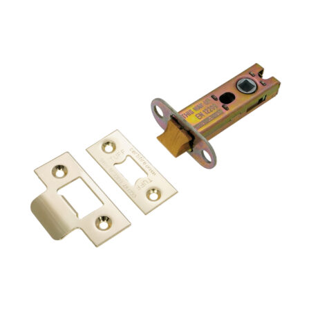 3" H/D Tubular Latch CE - Electro Brass - Image 3
