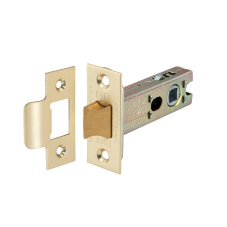 3" H/D Tubular Latch CE - Satin Brass
