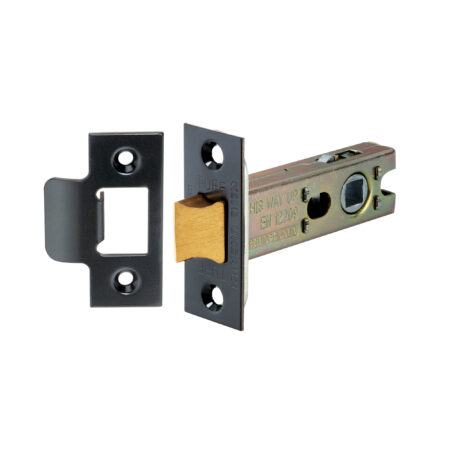 4" H/D Tubular Latch CE - Gunmetal Grey