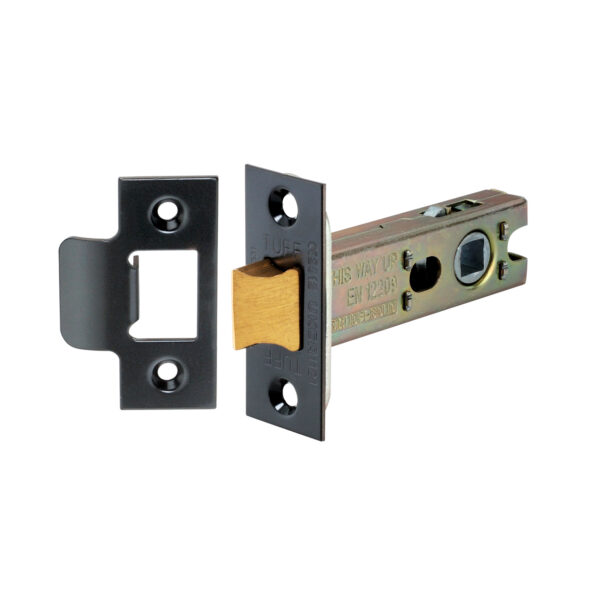 4" H/D Tubular Latch CE - Gunmetal Grey