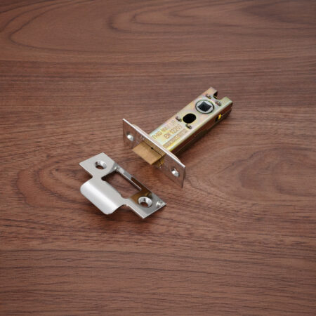 4" H/D Tubular Latch CE - Polished Chrome - Image 3