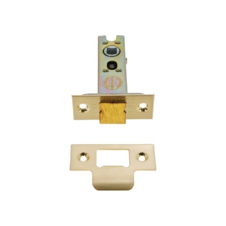 4" H/D Tubular Latch CE - Satin Brass - Image 2