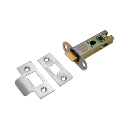 4" H/D Tubular Latch CE - Satin Chrome - Image 3