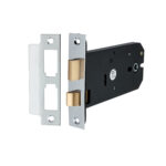 3 Lever Horizontal Sash Lock 6" Polished Chrome