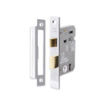 2.5" CE 3 Lever Mortice Sash Lock FD60 - Nickel Plated