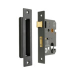 2.5" CE Euro Profile Mortice Sash Lock - Gunmetal Grey