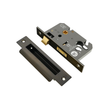 3" CE Euro Profile Mortice Sash Lock - Aged Bronze - Image 3