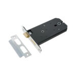 3 Lever Horizontal Bathroom Lock 6" Polished Chrome