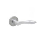 Satin Chrome Pearle Lever Door Handle Set