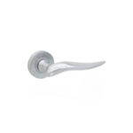 Satin Chrome Flavia Lever Door Handle Set