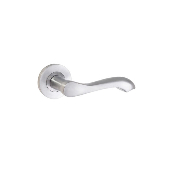 Satin Chrome Camila Lever Door Handle Set
