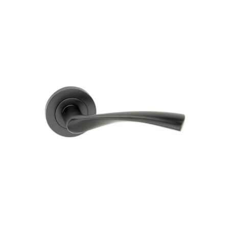 Matt Black Mercury Lever Door Handle Set