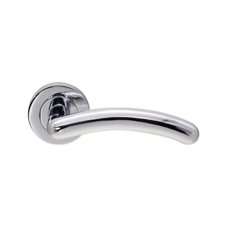 Polished Chrome Taurus Lever Door Handle Set