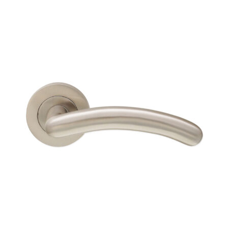 Satin Nickel Taurus Lever Door Handle Set