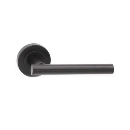 Matt Black Jura Lever Door Handle Set