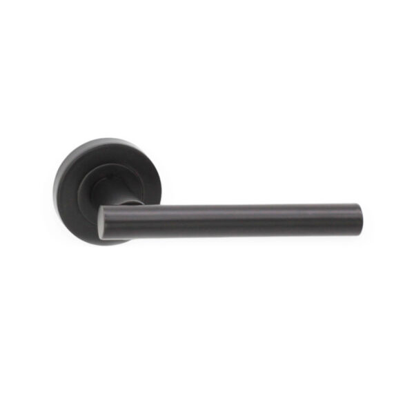 Matt Black Jura Lever Door Handle Set