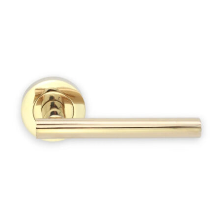 Brass Jura Lever PVD Door Handle Set