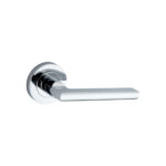 Polished Chrome Drox Lever Door Handle Set
