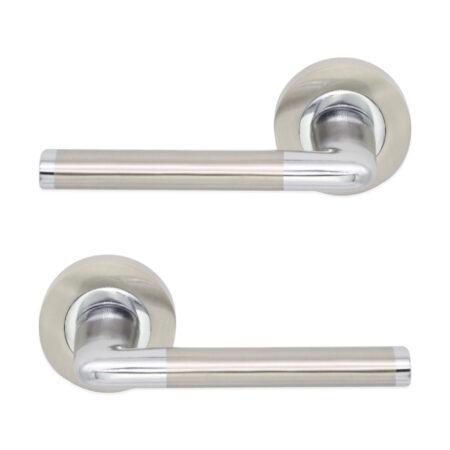 Matt Black Drox Lever Door Handle Set - Image 4