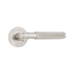 Connaught Lever on Rose Satin Nickel
