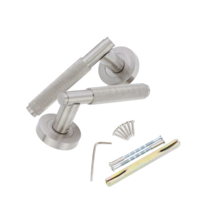 Connaught Lever on Rose Satin Nickel - Image 4