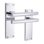 Jura Lever on Backplate Latch Polished Chrome