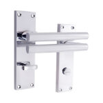 Jura Lever on Backplate Bathroom Polished Chrome