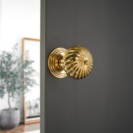 Spira Brass Brass Burcot Mortice Door Knob Aged Door Hardware - Antique Brass - Image 3