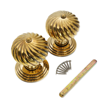 Spira Brass Brass Burcot Mortice Door Knob Aged Door Hardware - Antique Brass - Image 4