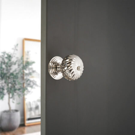 Spira Brass Polished Nickel Burcot Mortice Door Knob Door Hardware - Image 3