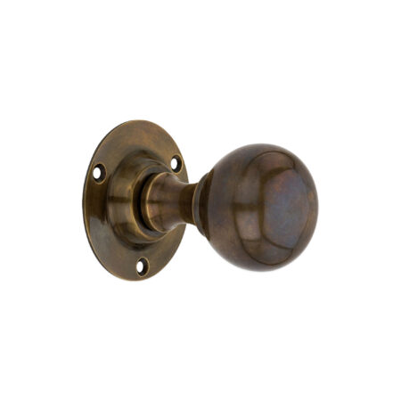Spira Brass Brass Ball Door Knob Antique Door Hardware