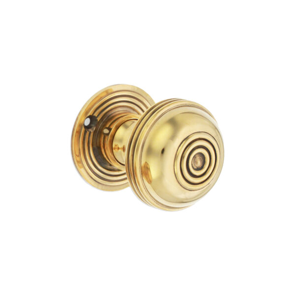 Spira Brass Brass Bloxwich 50mm Rim/Mortice Door Knob Aged Door Hardware - Antique Brass