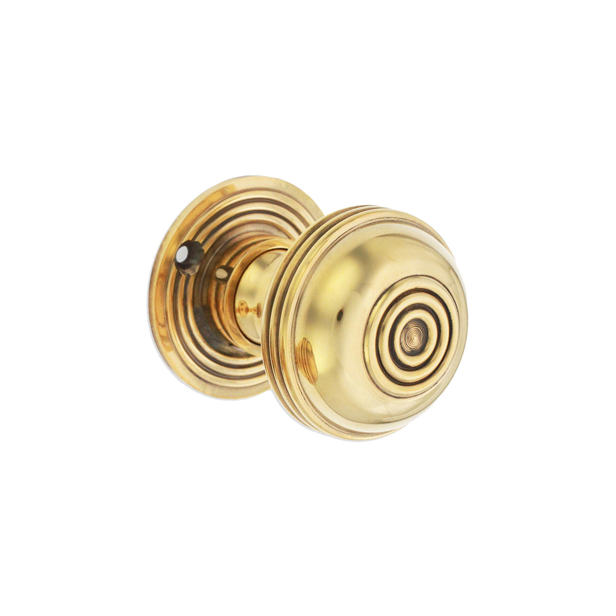 SB2103AB_1.jpg Spira Brass Brass Bloxwich 50mm Rim/Mortice Door Knob Aged Door Hardware - Antique Brass - Image 1