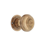 Spira Brass Brass Bloxwich Large 60mm Rim/Mortice Door Knob Aged Door Hardware - Antique Brass