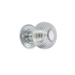 Satin Chrome Beehive Large 60mm Mortice Door Knob Door Hardware