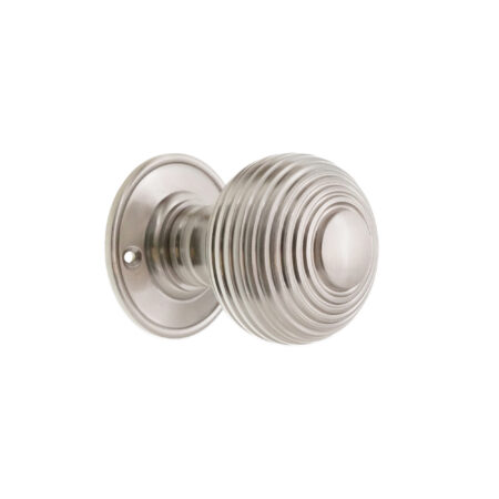 Satin Nickel Beehive Large 60mm Mortice Door Knob Door Hardware
