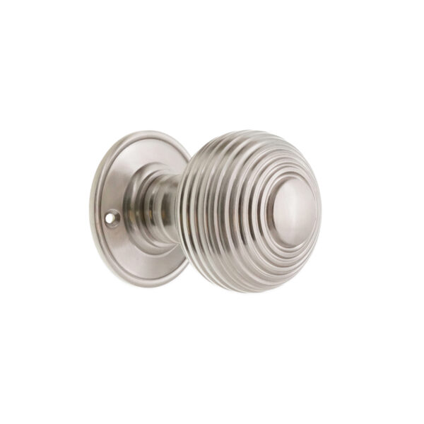 Satin Nickel Beehive Large 60mm Mortice Door Knob Door Hardware