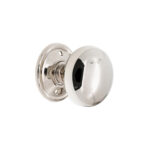 Polished Nickel Cottage Large 50mm Rim/Mortice Door Knob Door Hardware