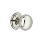 Polished Nickel Cottage Small 40mm Rim/Mortice Door Knob Door Hardware