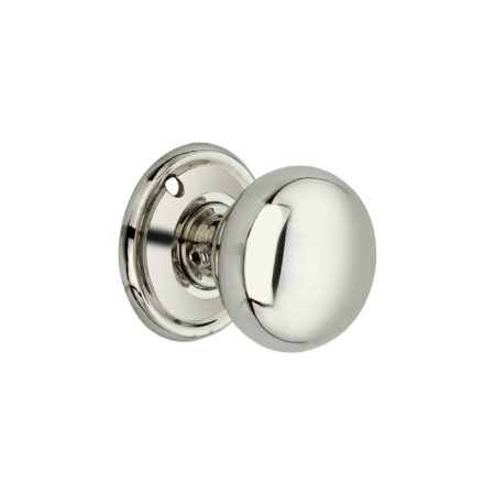 Polished Nickel Cottage Small 40mm Rim/Mortice Door Knob Door Hardware