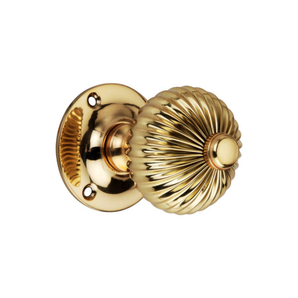 Polished Brass Regency Mortice Door Knob Door Hardware