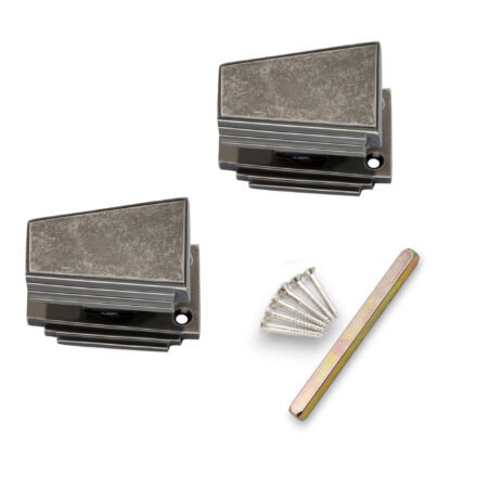 Pewter Triago Door Knob Door Hardware - Image 4